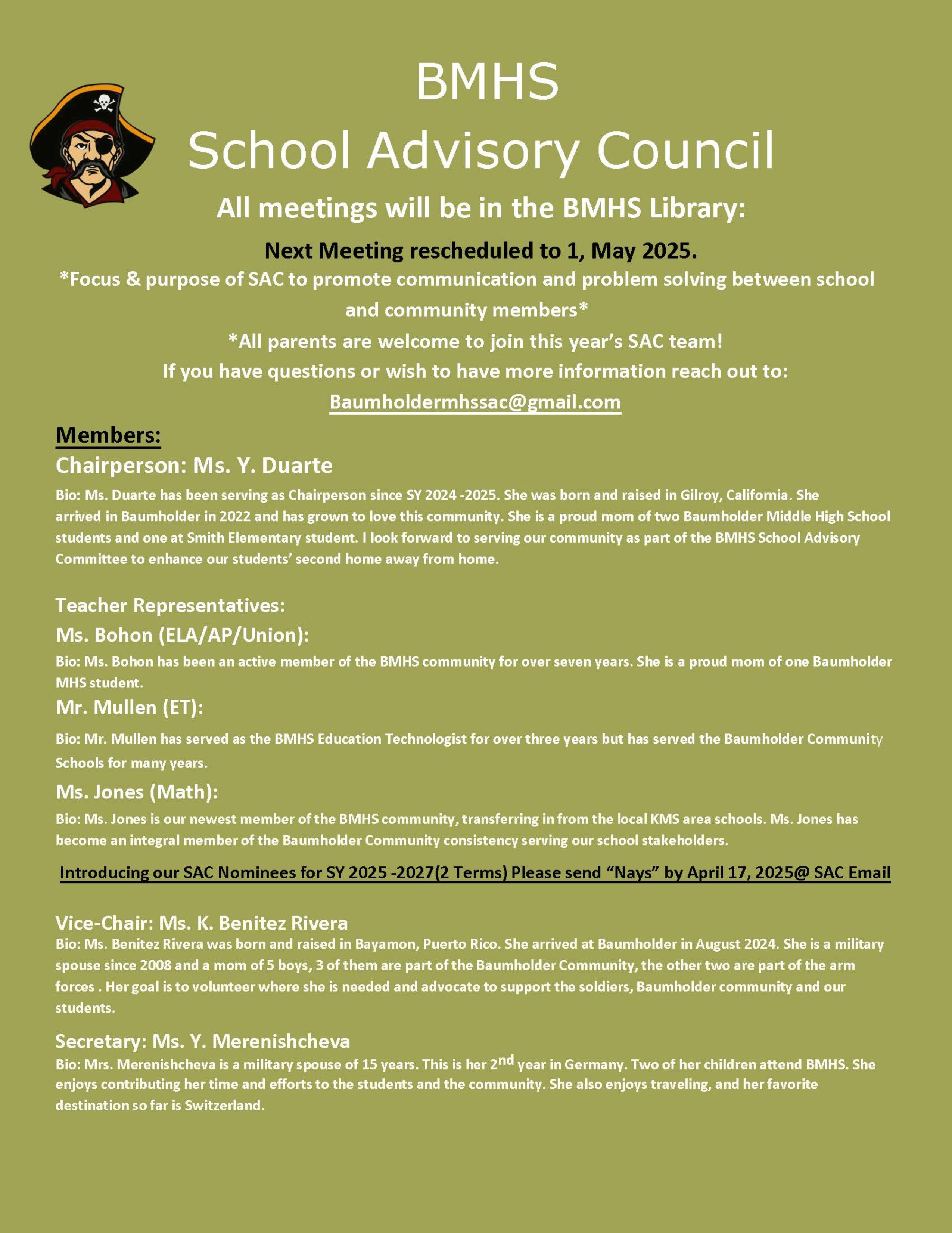 PTSA Information