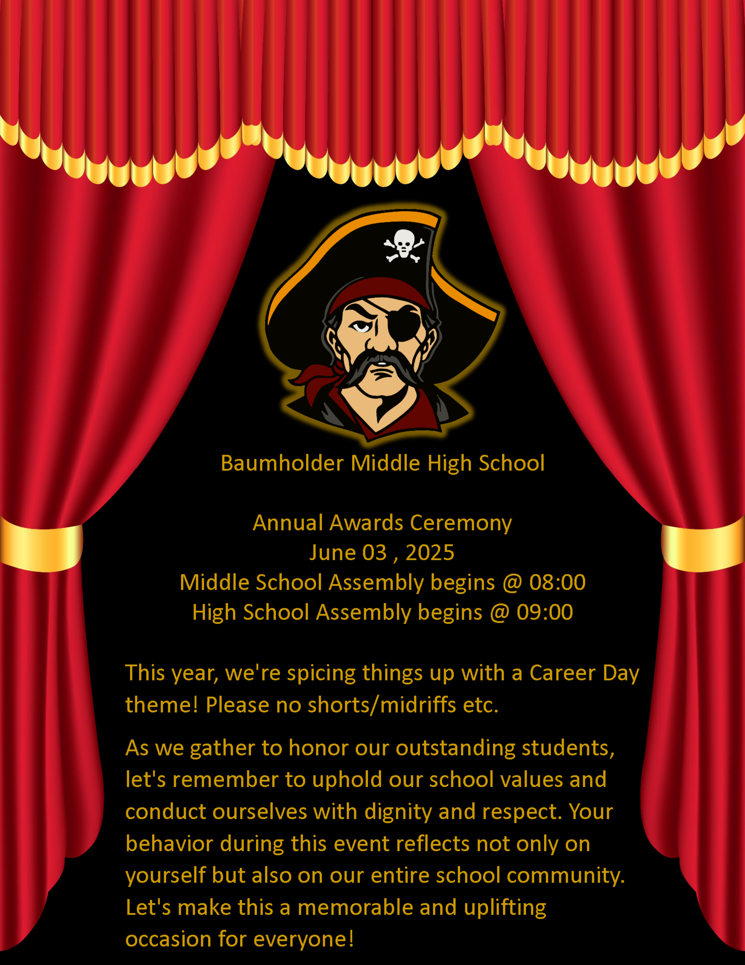 Baumholder Middle High School Awards Ceremony
