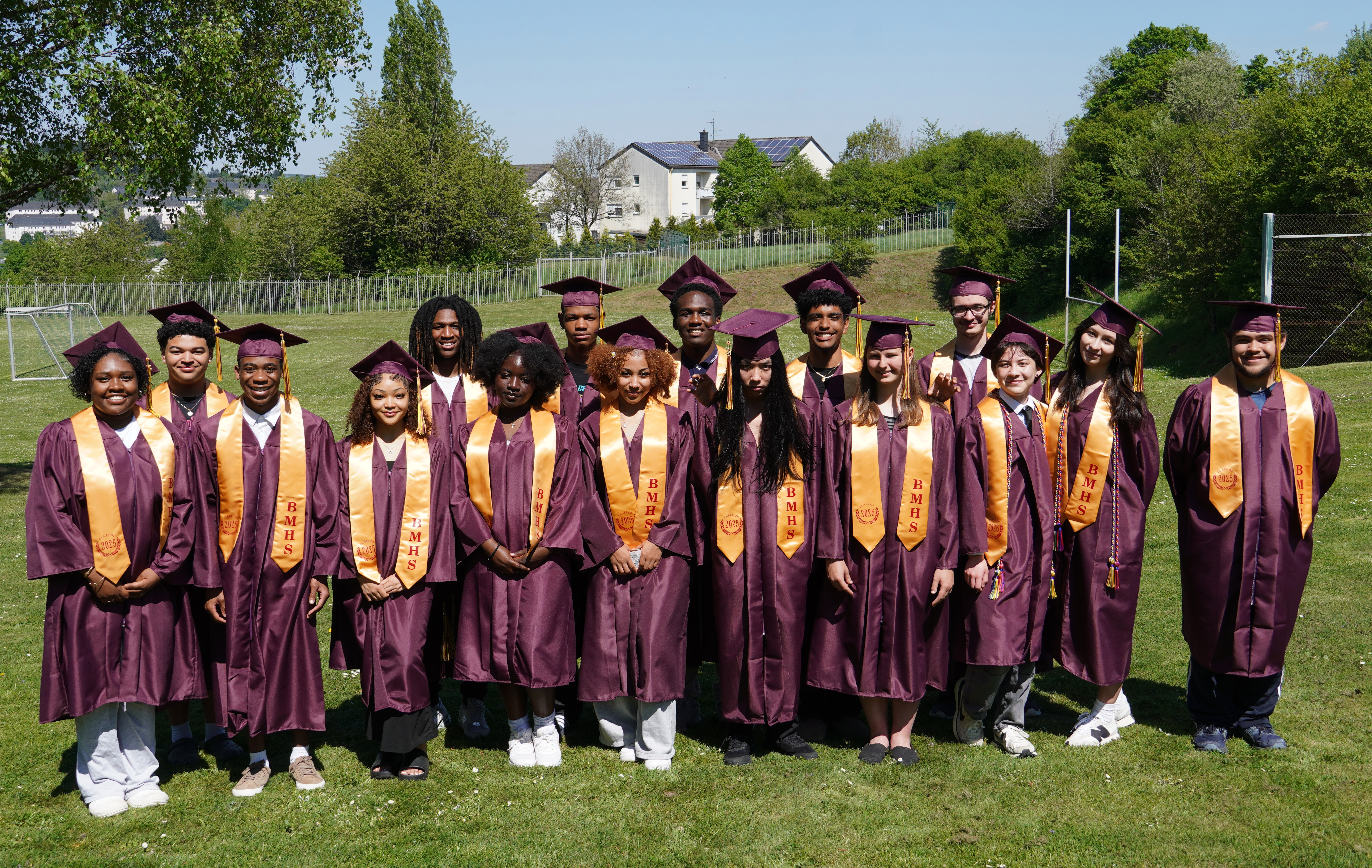 The Baumholder Middle High School Class of 2025.
