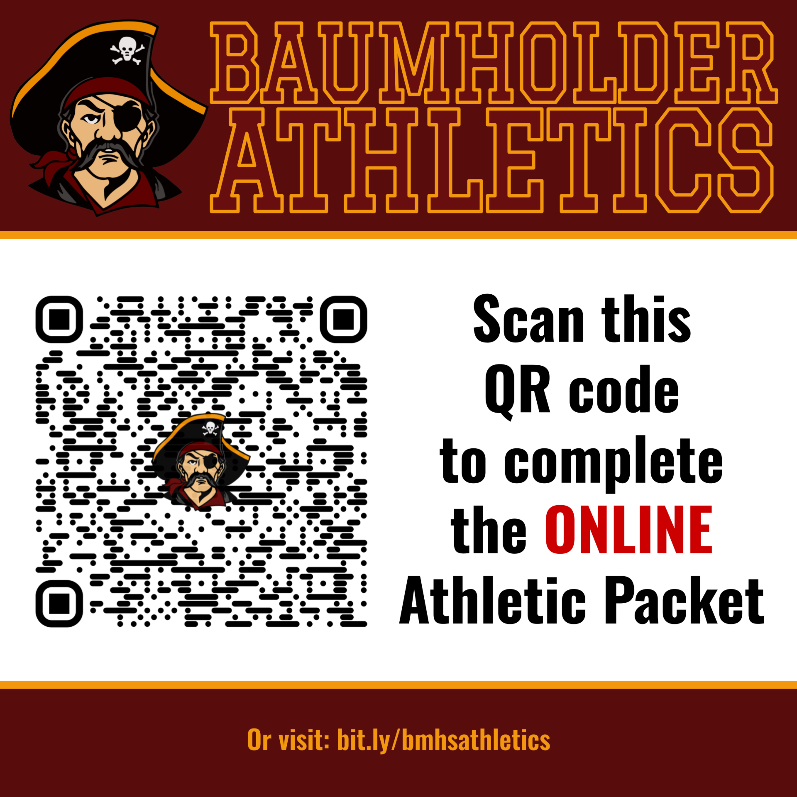 Athletic Packet for parents.